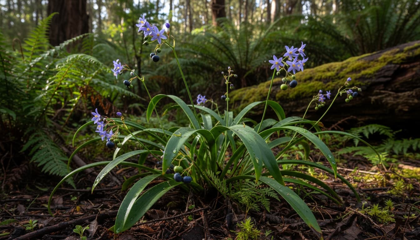 tasman flax-lily (Dianella Tasmanica) - Perennials