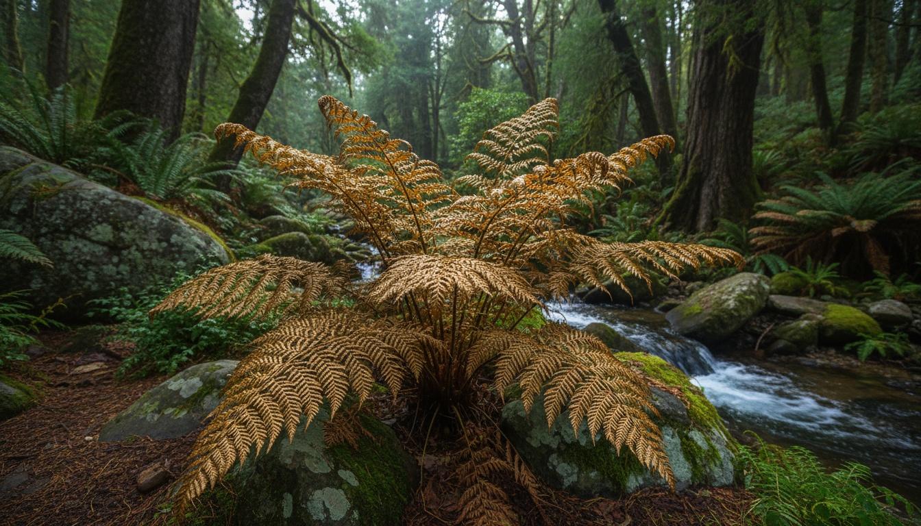 Golden Scaled Male Fern 'Cristata The King' (Dryopteris Affinis 'Cristata The King') - Perennials