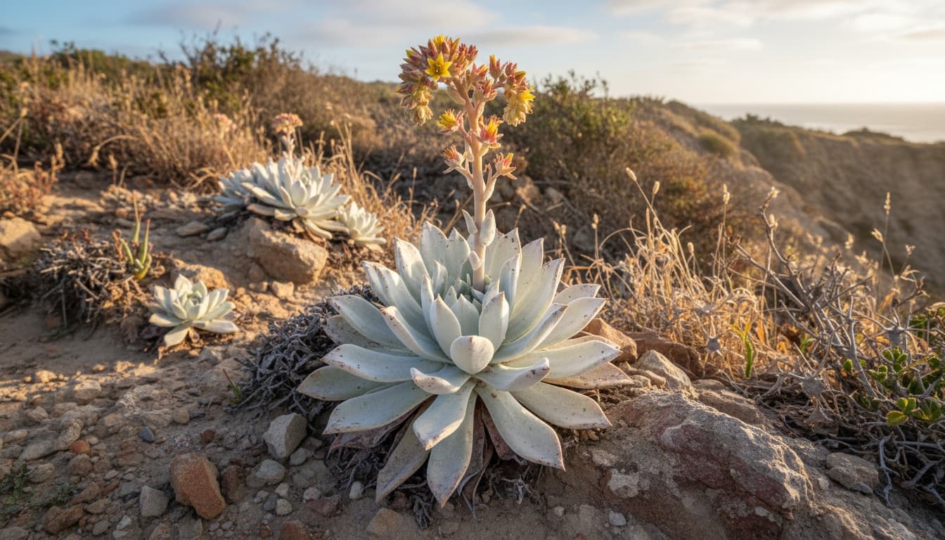 Chalk Liveforever (Dudleya Pulverulenta) - Succulents