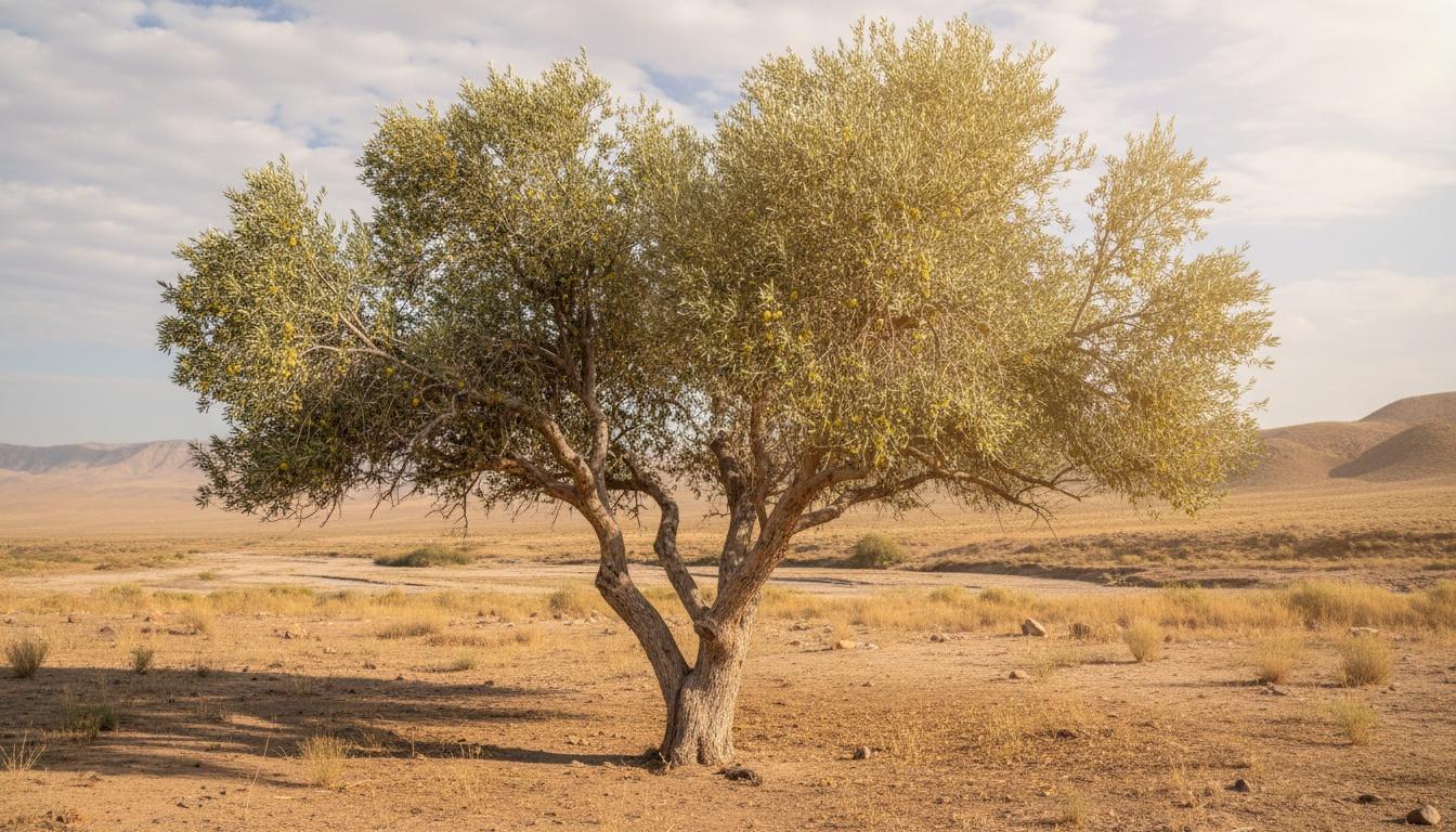 Russian Olive (Elaeagnus Angustifolia) - Ground Layers