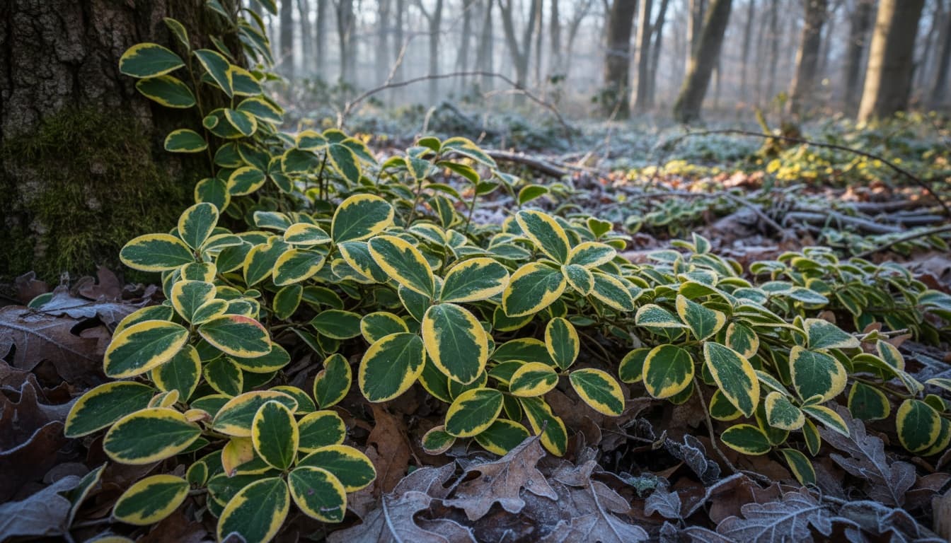Emerald 'N Gold Wintercreeper (Euonymus Fortunei N Gold' 'Emerald') - Ground Layers