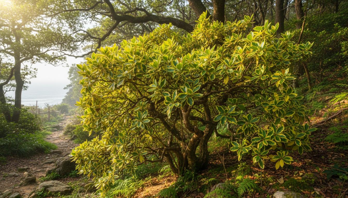 Golden Euonymus (Euonymus Japonicus 'Aureo-Marginatus') - Ground Layers