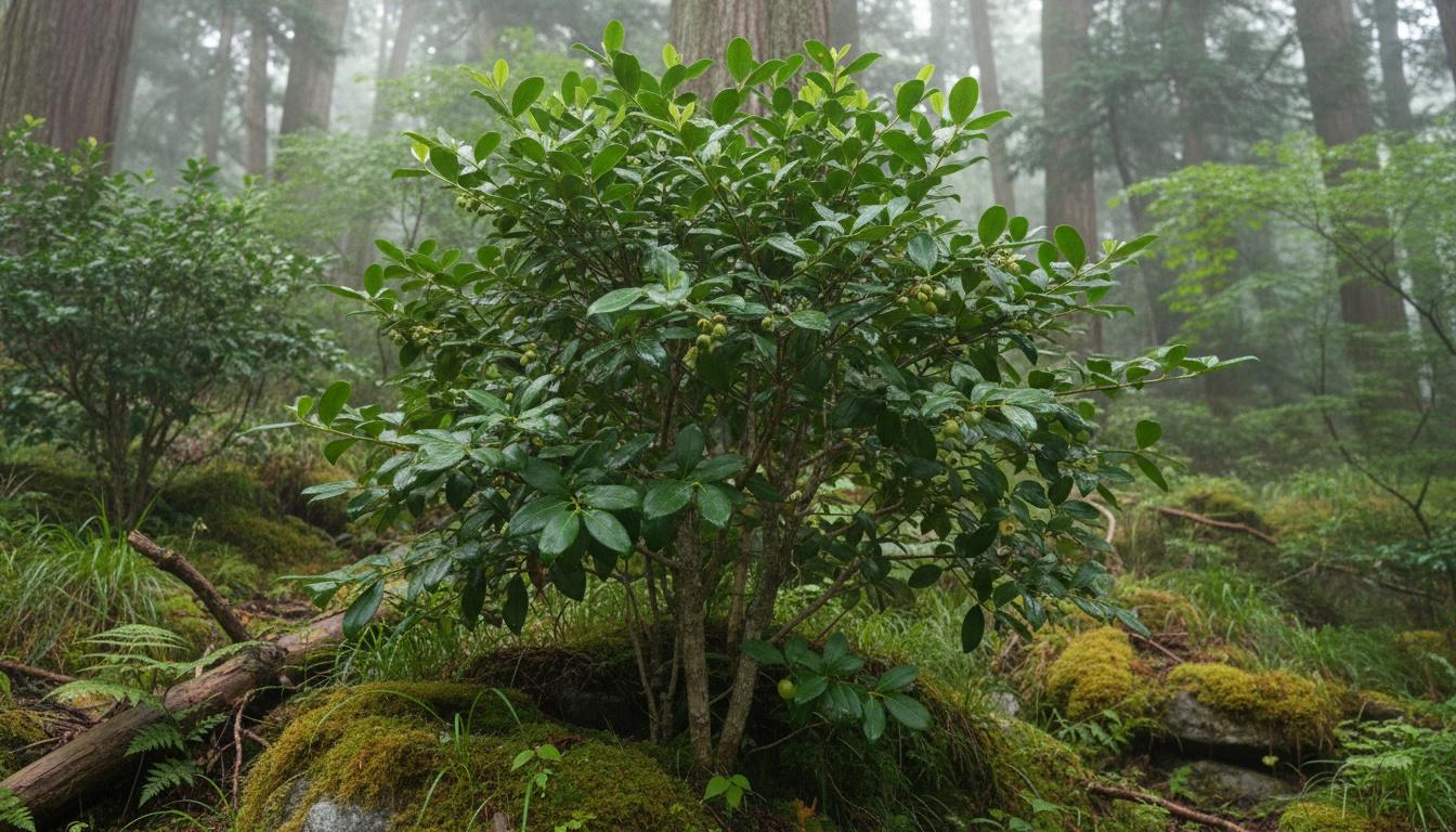 Evergreen Japanese Euonymus 'Grandifolia' (Euonymus Japonicus 'Grandifolia') - Ground Layers