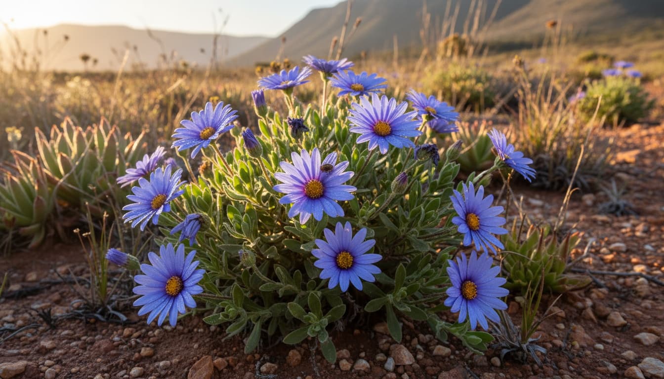 Blue Marguerite (Felicia Amelloides) - Perennials