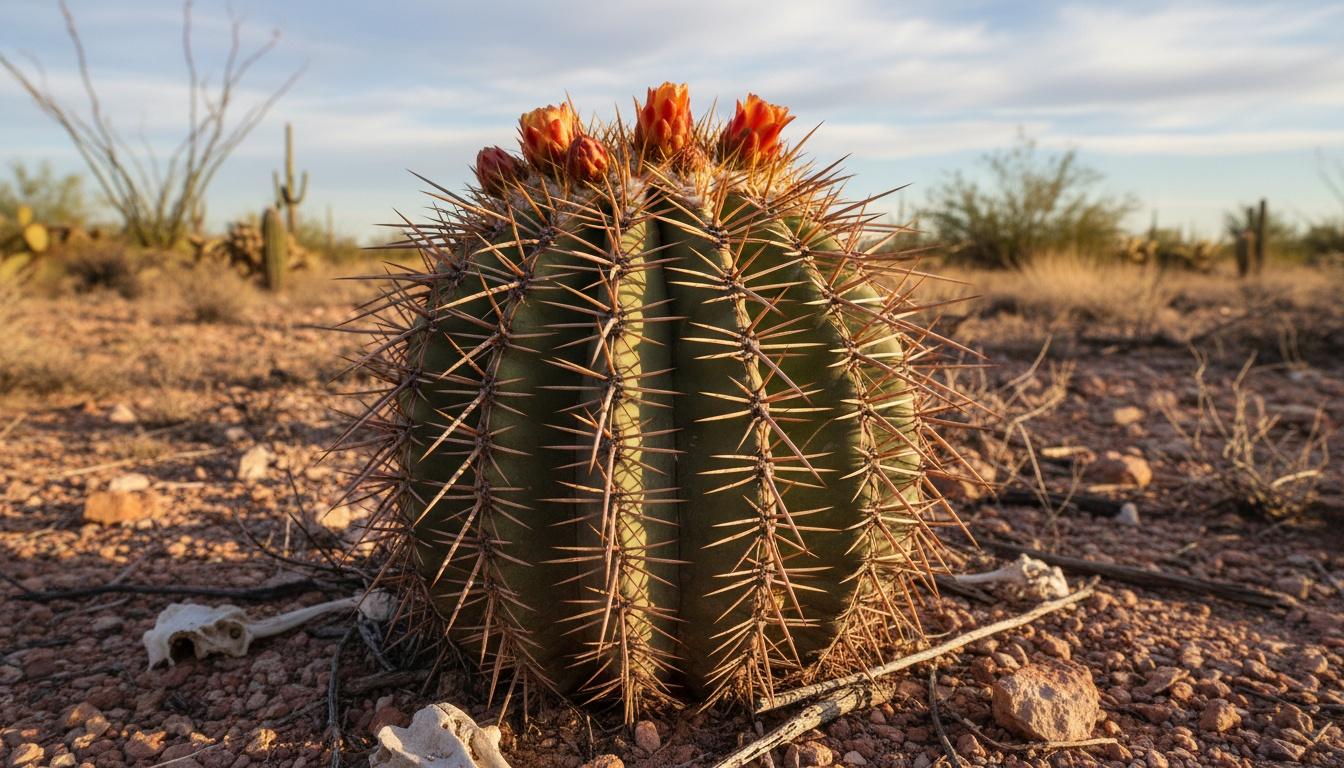 Candy Barrelcactus (Ferocactus Wislizeni) - Succulents