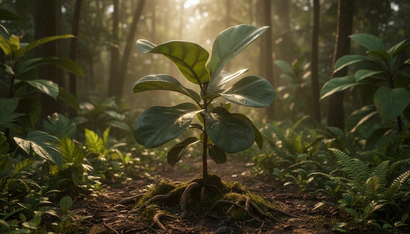 Bambino Fiddle Leaf Fig (Ficus Lyrata) - Evergreen Trees