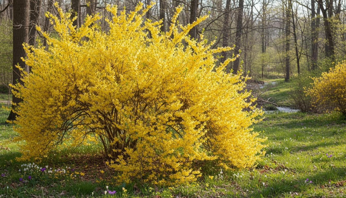 Forsythia 'Meadowlark' (Forsythia 'Meadowlark') - Ground Layers
