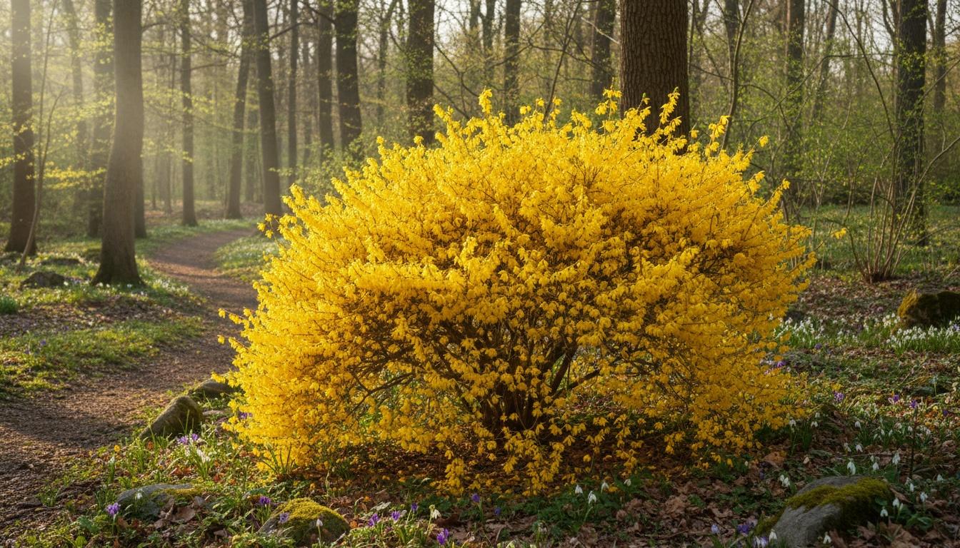 Dwarf  Forsythia 'Minfor6' Pp24361 Show Off Starlet® Pp24361 Show Off Starlet® (Forsythia X 'Minfor6') - Ground Layers