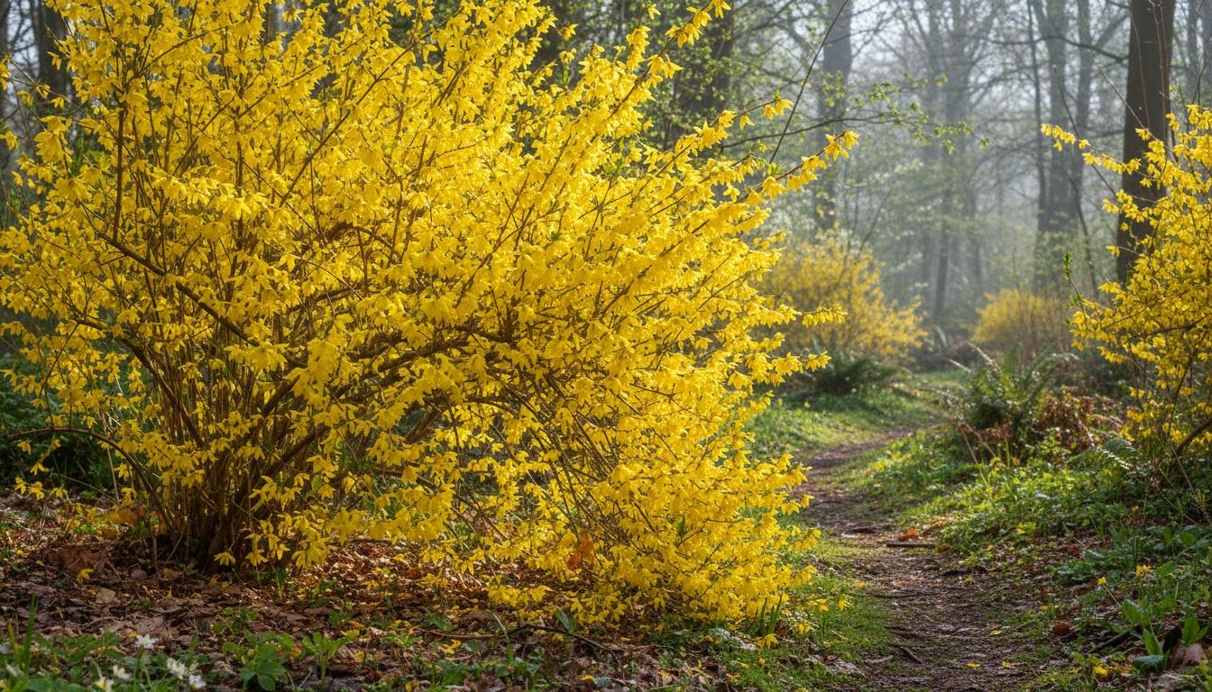 Northern Gold Forsythia (Forsythia X Intermedia) - Ground Layers