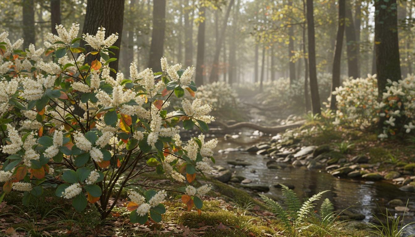Dwarf Fothergilla Bottlebrush 'Mount Airy' (Fothergilla Major 'Mount Airy') - Ground Layers