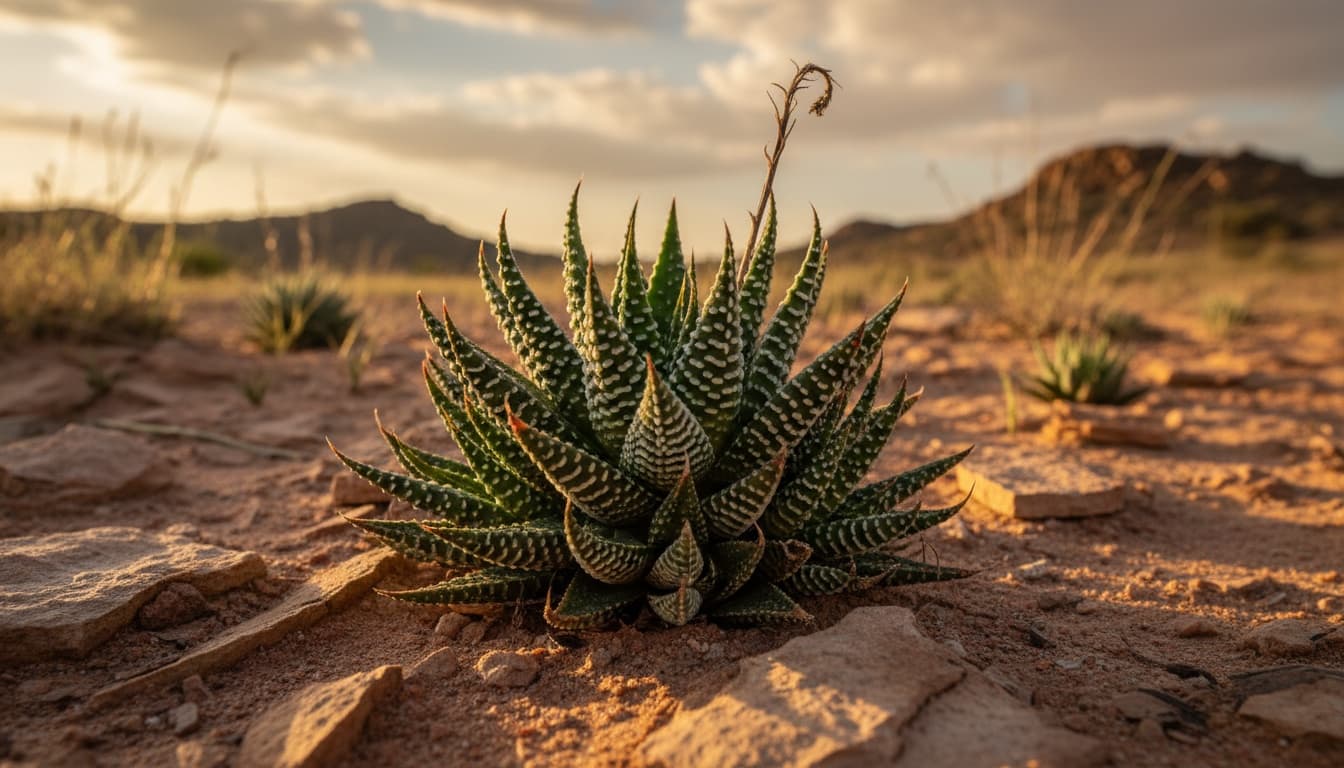 zebra haworthia (Haworthiopsis Attenuata) - Succulents