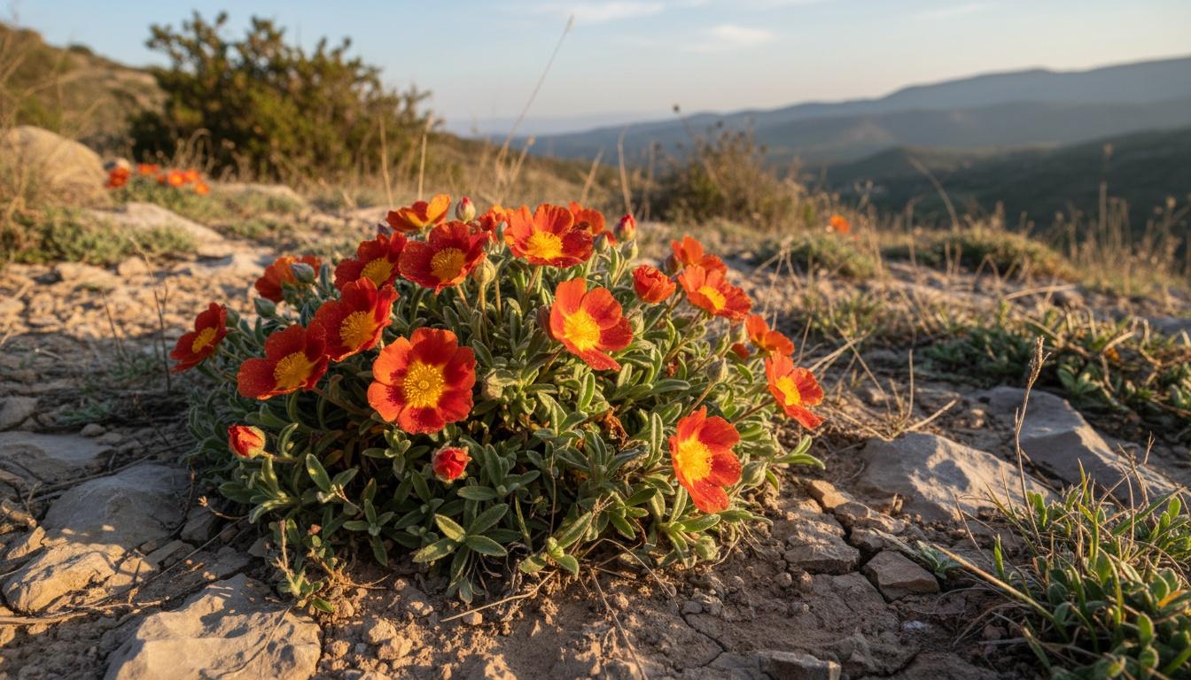 Sun Rose 'Fire Dragon' (Helianthemum Nummularia 'Fire Dragon') - Perennials