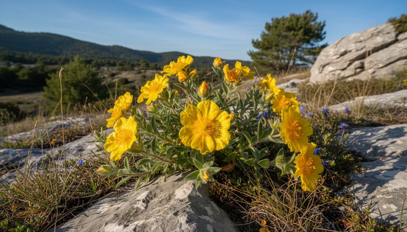 Common Rockrose (Helianthemum Nummularium) - Ground Layers