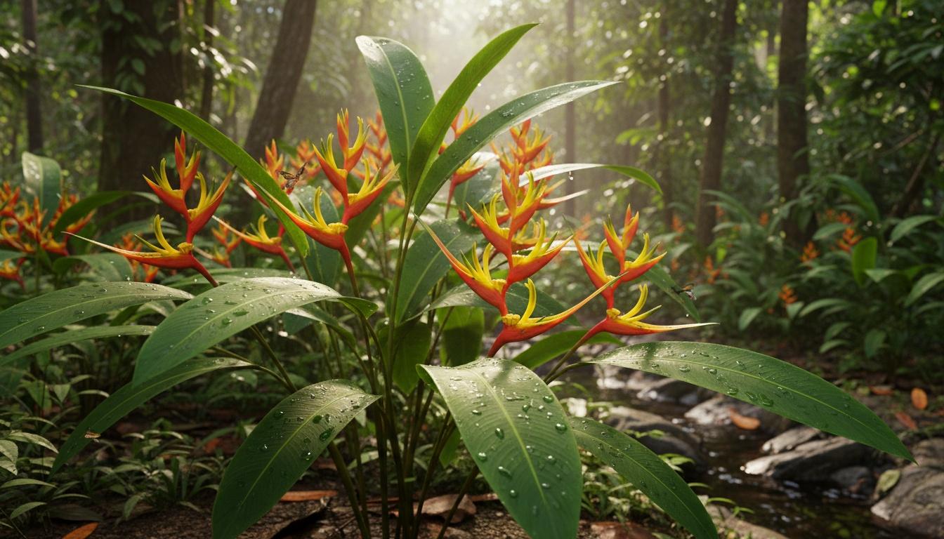 Parrot'S Beak Heliconia (Heliconia Psittacorum) - Perennials