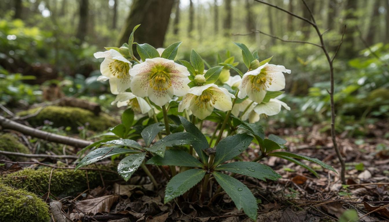 Ivory Prince Hellebore (Helleborus X Hybridus) - Perennials