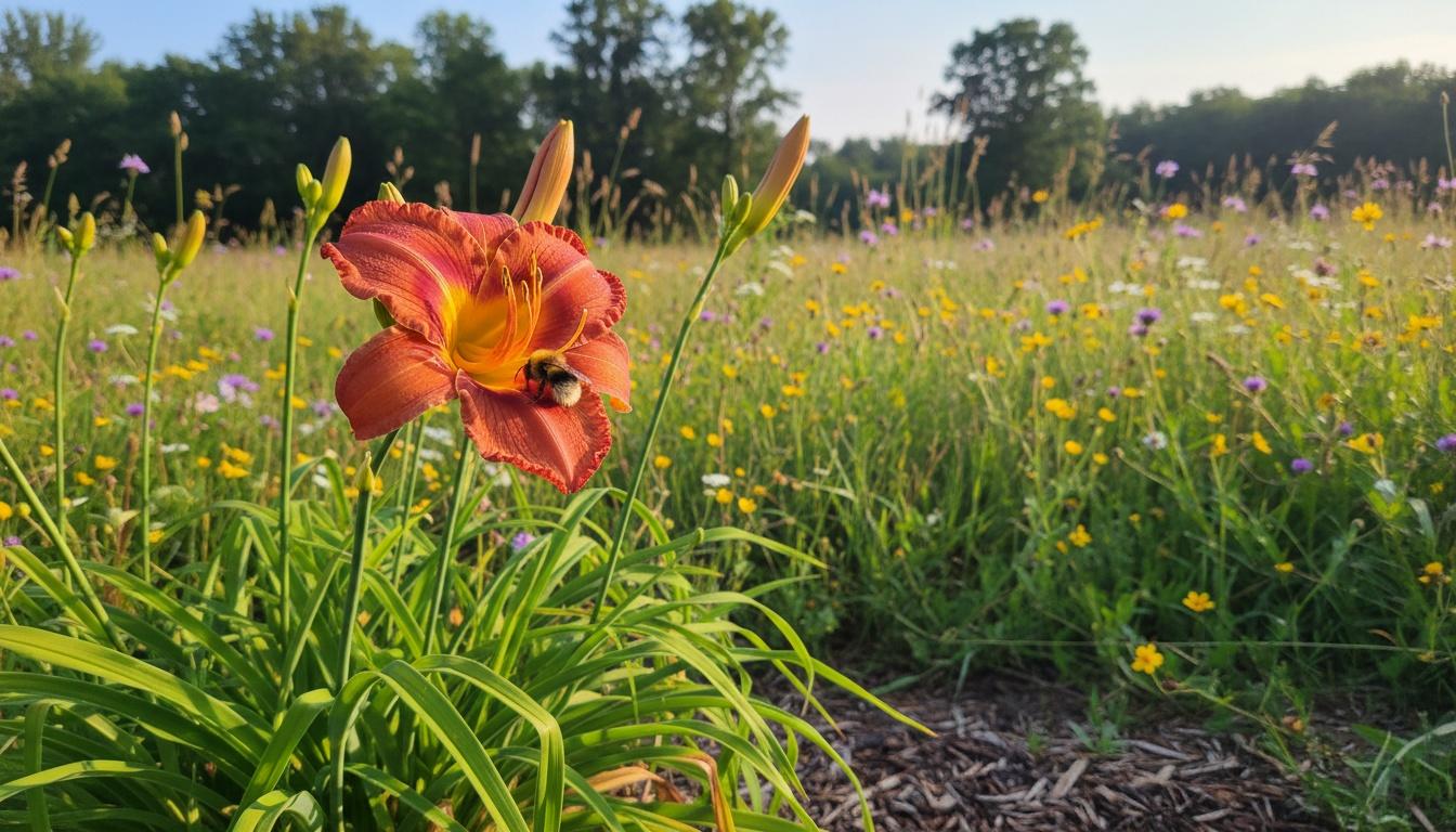 Daylily 'Little Business' (Hemerocallis 'Little Business') - Perennials