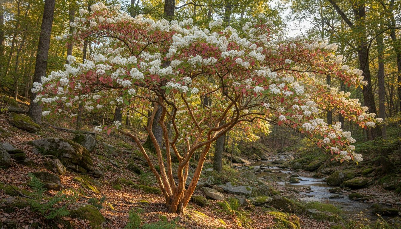 Seven Son Flower (Heptacodium Miconioides) - Flowering Trees