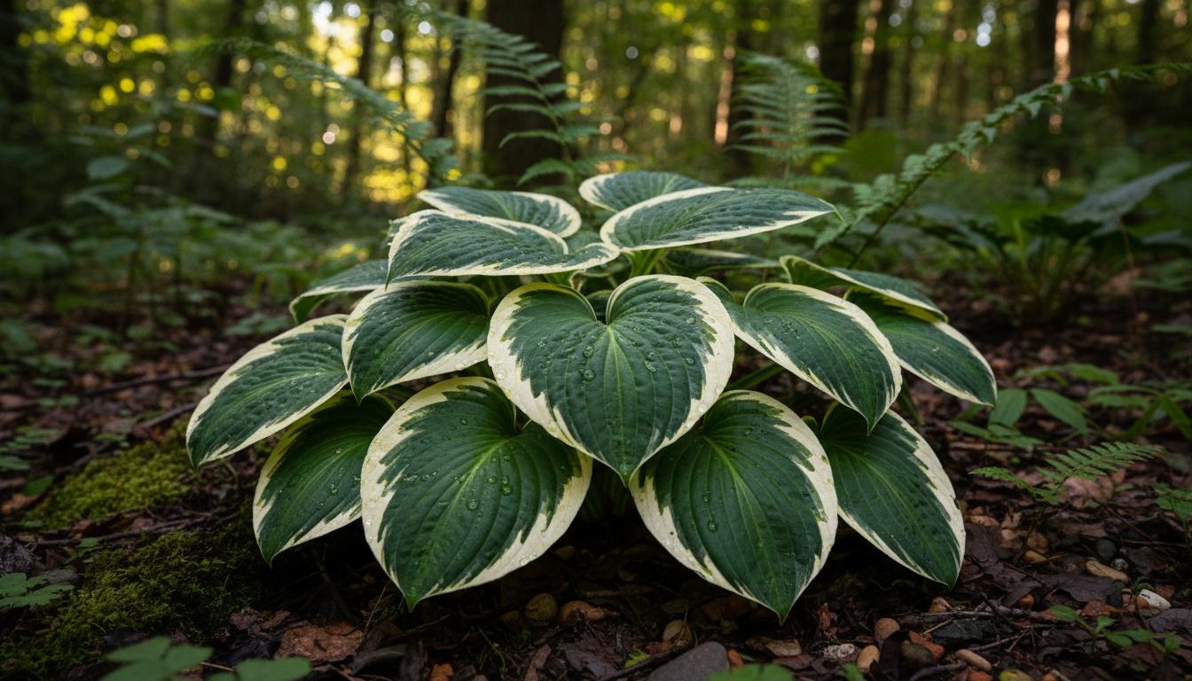 Hosta Plantain Lily 'Brim Cup' (Hosta 'Brim Cup') - Perennials