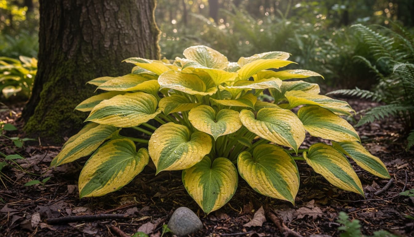 Gold Standard Hosta (Hosta 'Gold Standard') - Perennials