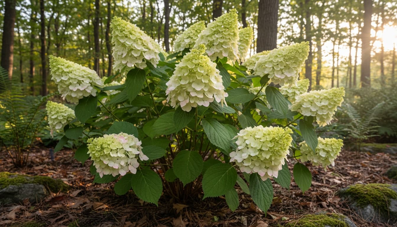 Little Lime Hydrangea (Hydrangea Paniculata 'Little Lime') - Ground Layers