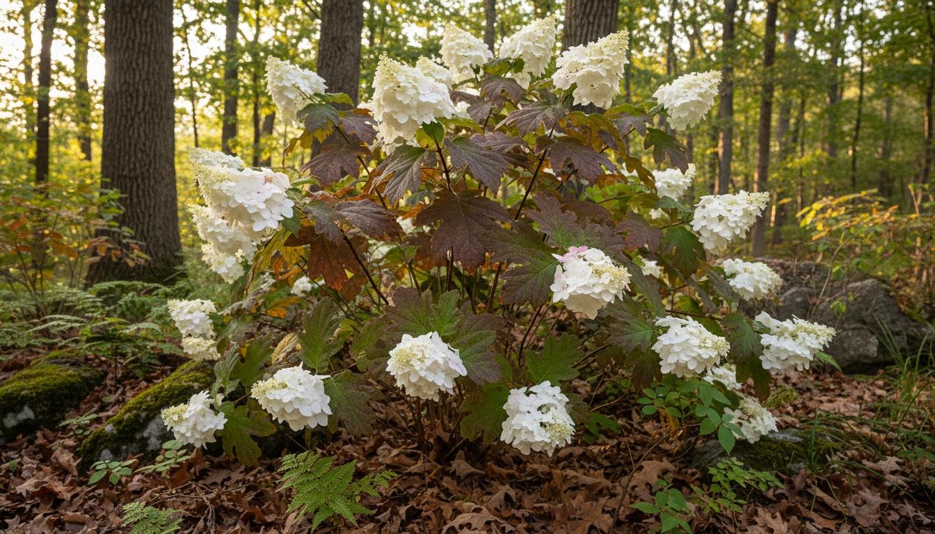 Oakleaf Hydrangea 'Pee Wee' (Hydrangea Quercifolia 'Pee Wee') - Ground Layers