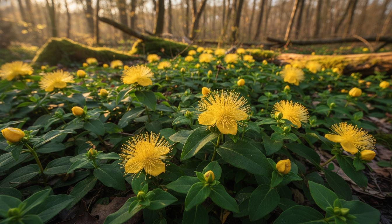 Aaron'S Beard (Hypericum Calycinum) - Ground Layers