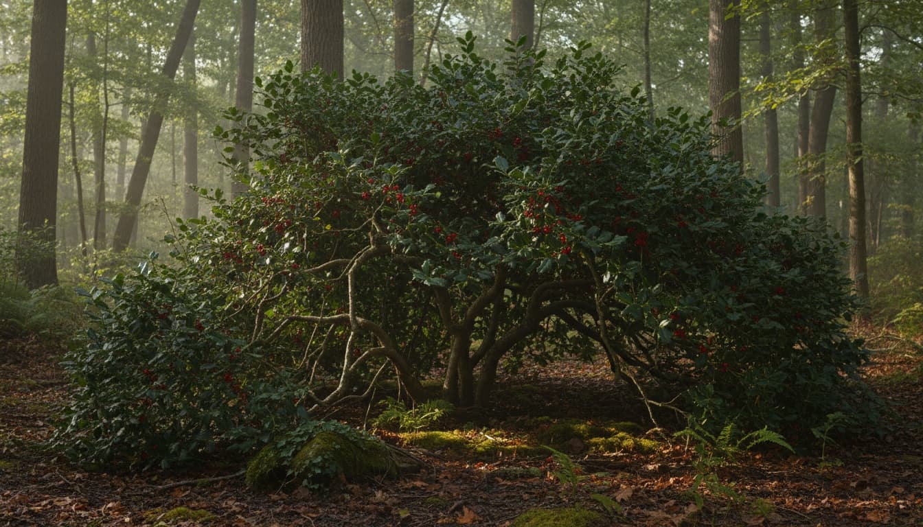 Holly (Ilex Spp.) - Evergreen Trees