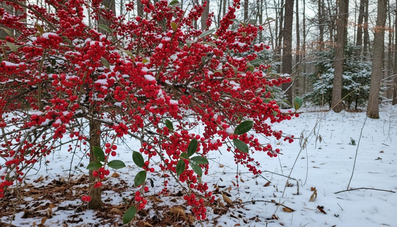 Winter Red Winterberry Holly (Ilex Verticillata 'Winter Red') - Ground Layers