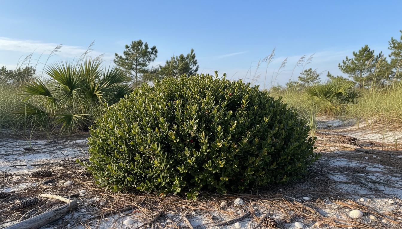 Nana Dwarf Yaupon Holly (Ilex Vomitoria 'Nana') - Ground Layers