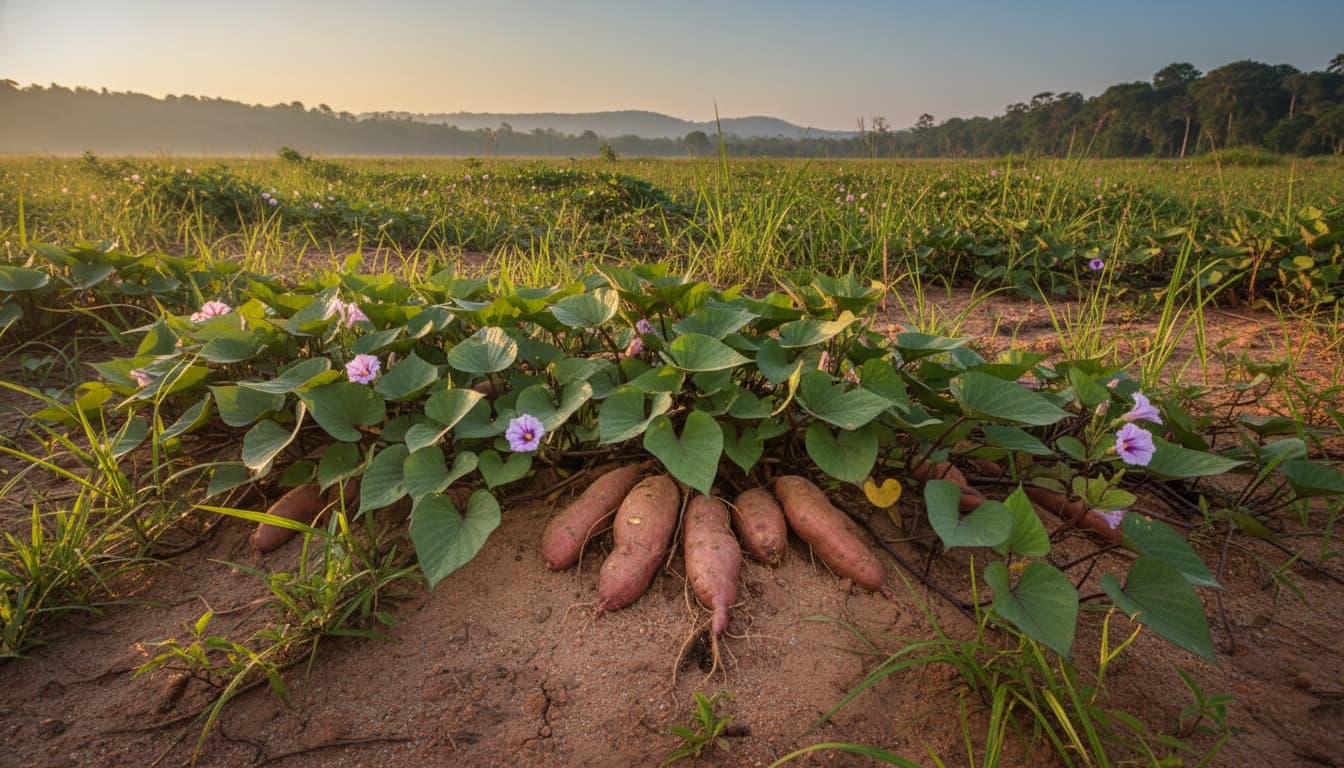 Sweet Potato (Ipomoea Batatas) - Ground Layers