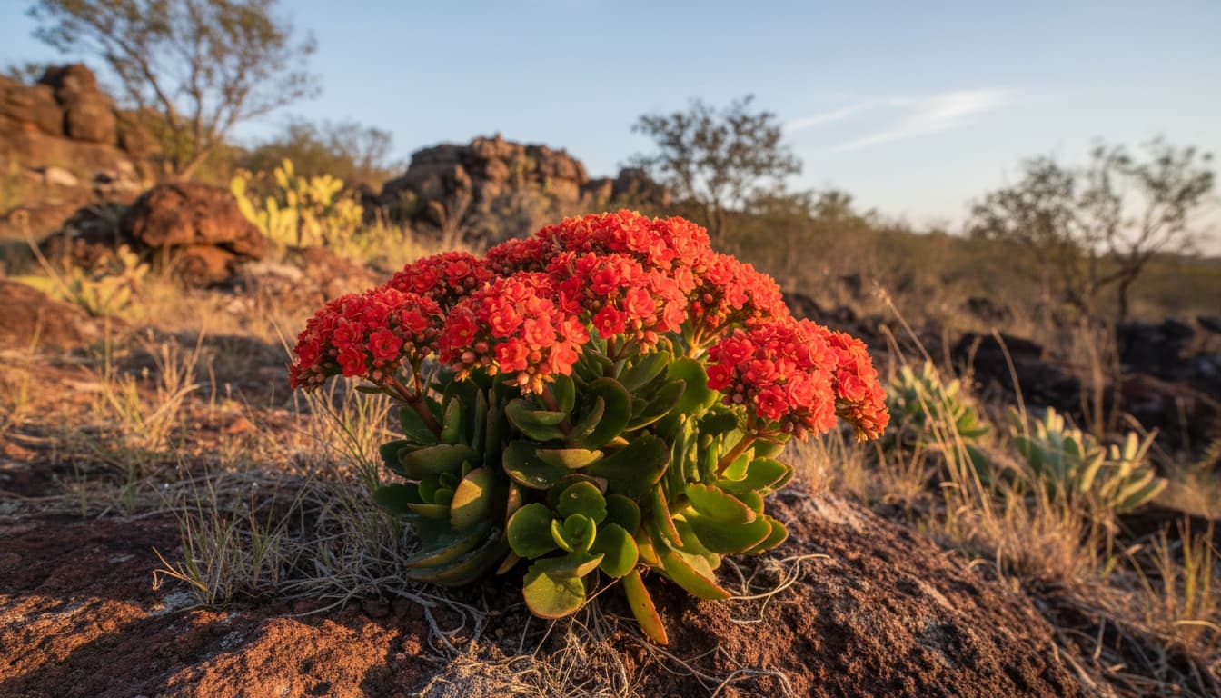 Flaming Katy (Kalanchoe Blossfeldiana) - Succulents