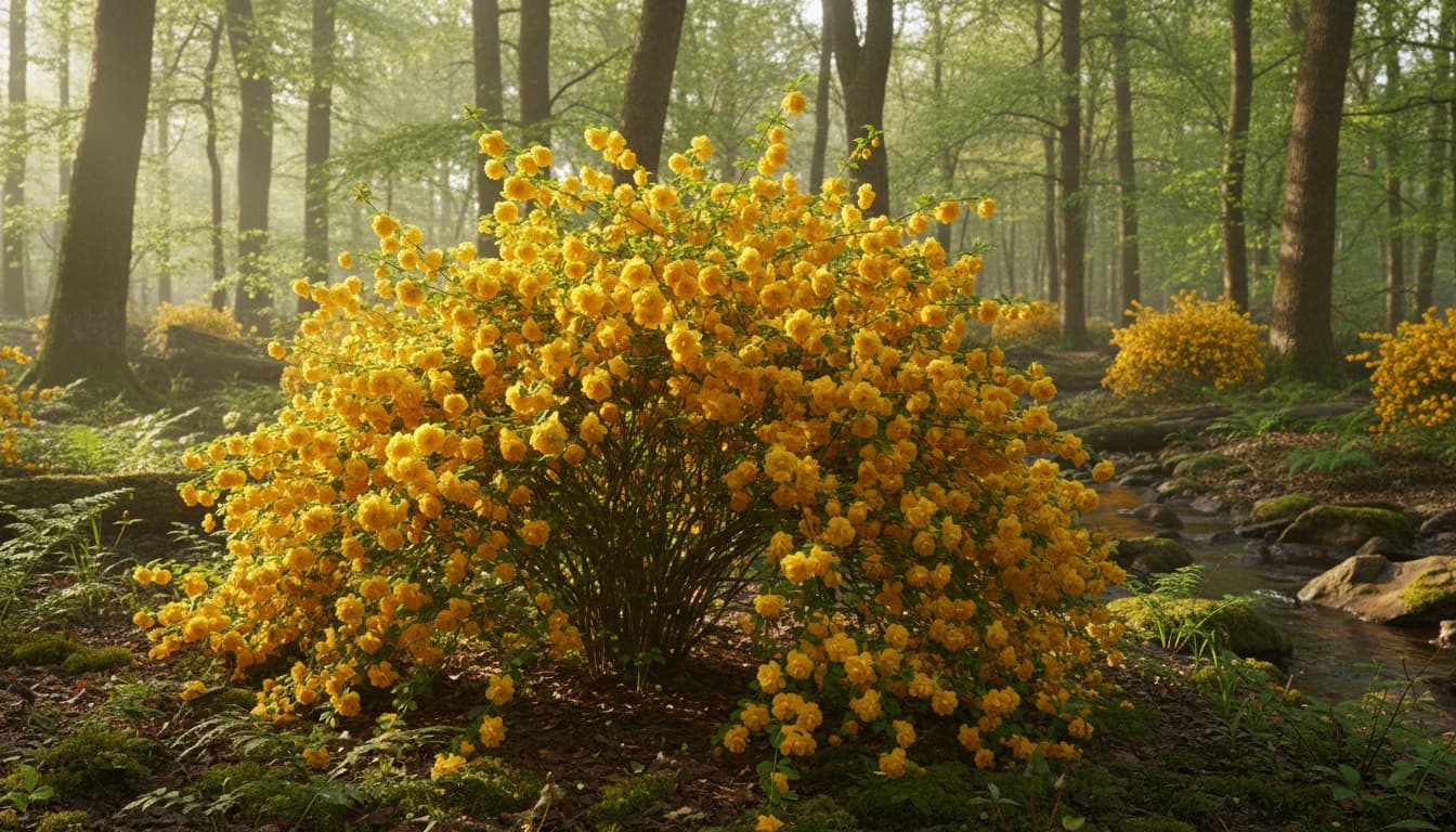 Japanese Kerria (Kerria Japonica) - Ground Layers