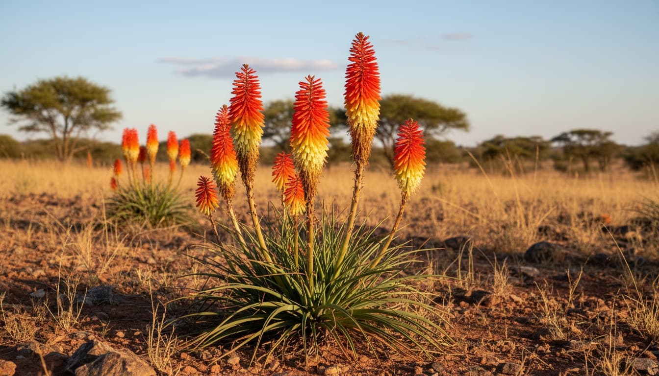 Red Hot Poker (Kniphofia Uvaria) - Perennials