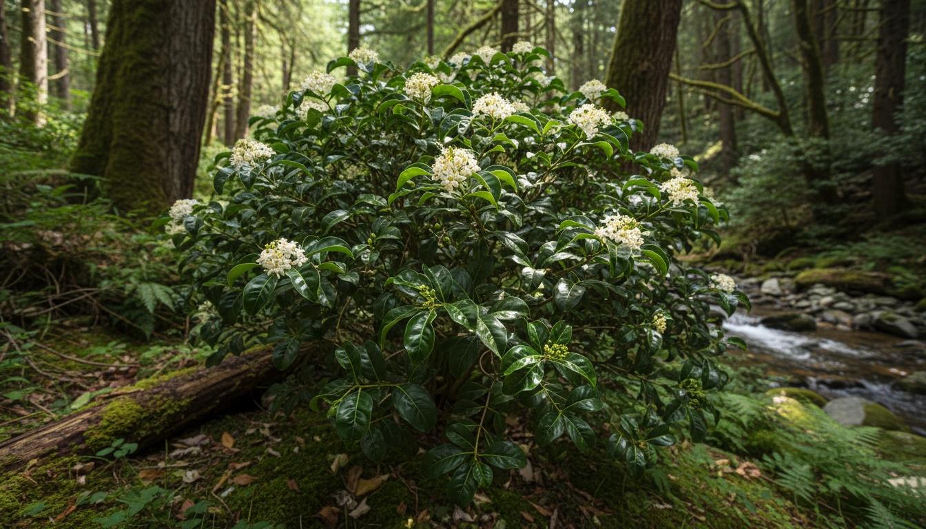 Recurved Leaf Japanese Privet (Ligustrum Japonicum) - Ground Layers