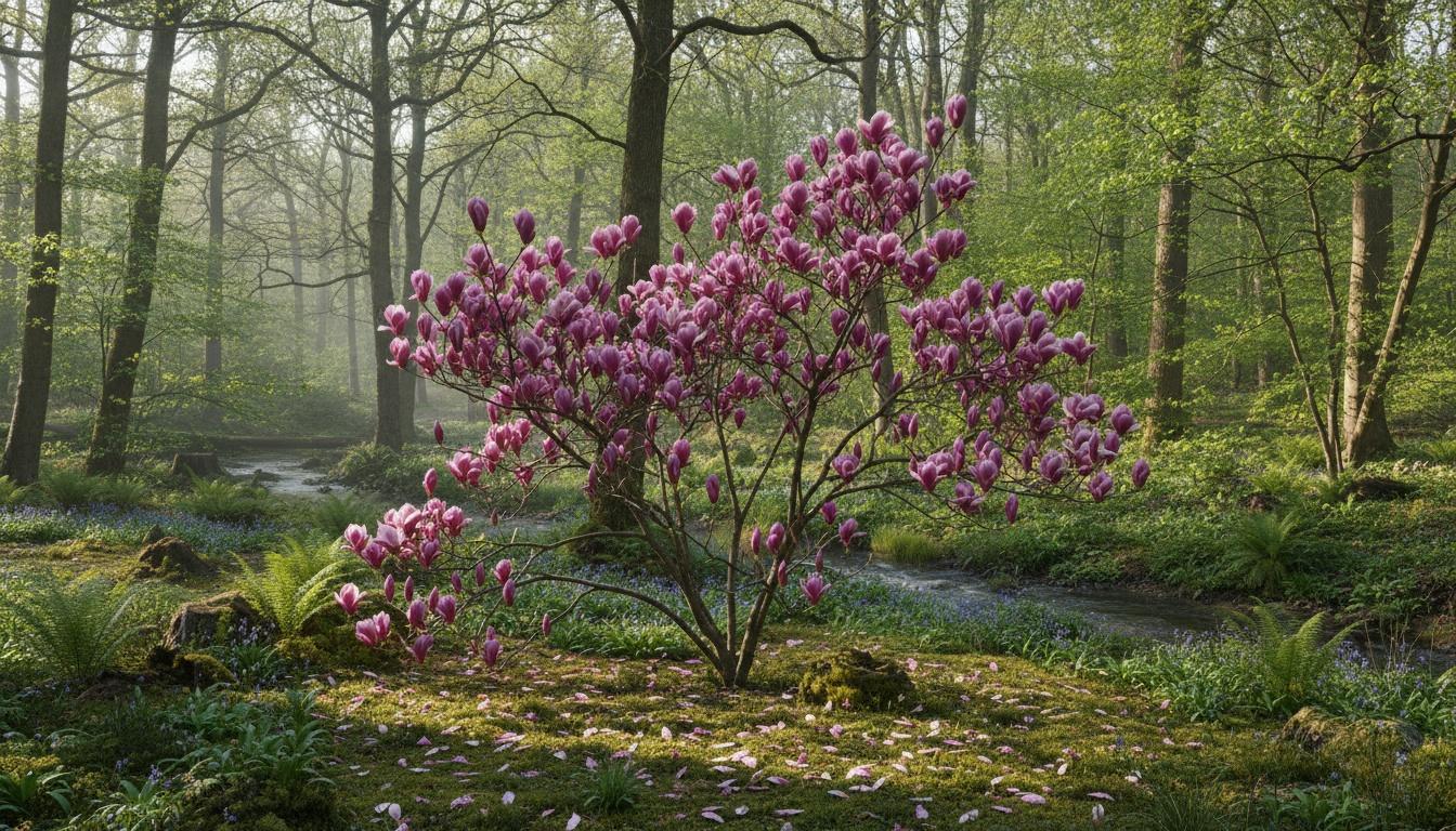 Pink Saucer Magnolia 'Jurmag1' Black Tulip™ Black Tulip™ (Magnolia X Soulangeana 'Jurmag1') - Flowering Trees