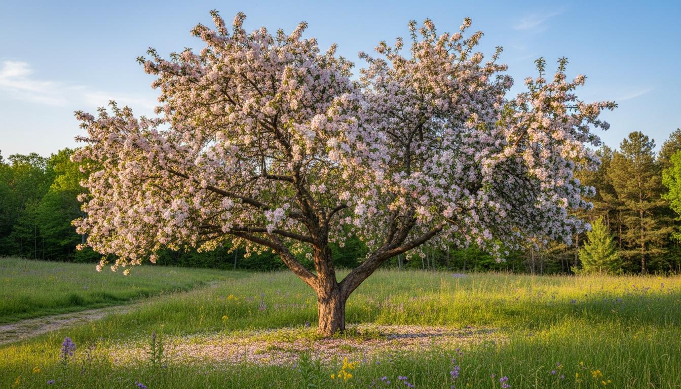 Flowering Crabapple 'Donald Wyman' (Malus 'Donald Wyman') - Flowering Trees