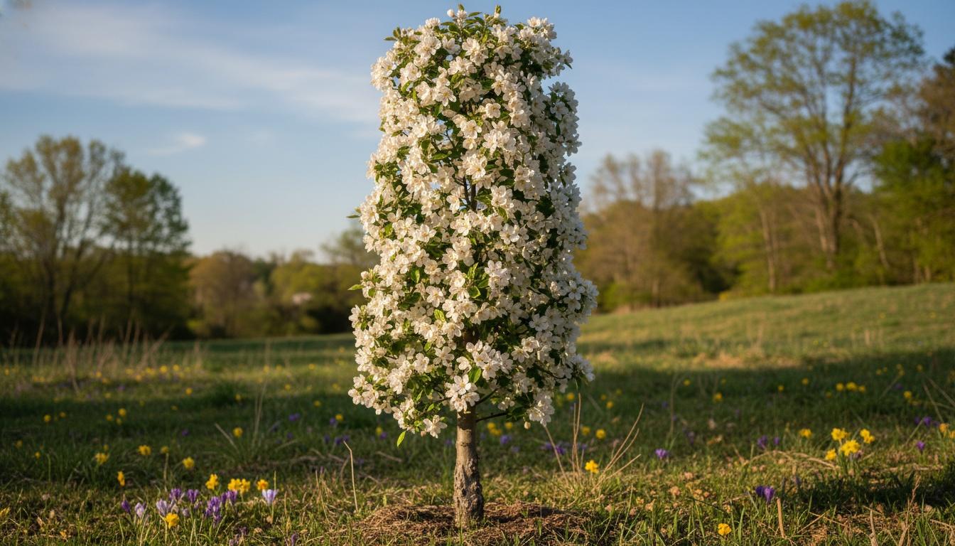 Columnar Flowering Crabapple 'Jfs Kw214Mx' Pp31076 Ivory Spear® Pp31076 Ivory Spear® (Malus 'Jfs Kw214Mx') - Flowering Trees