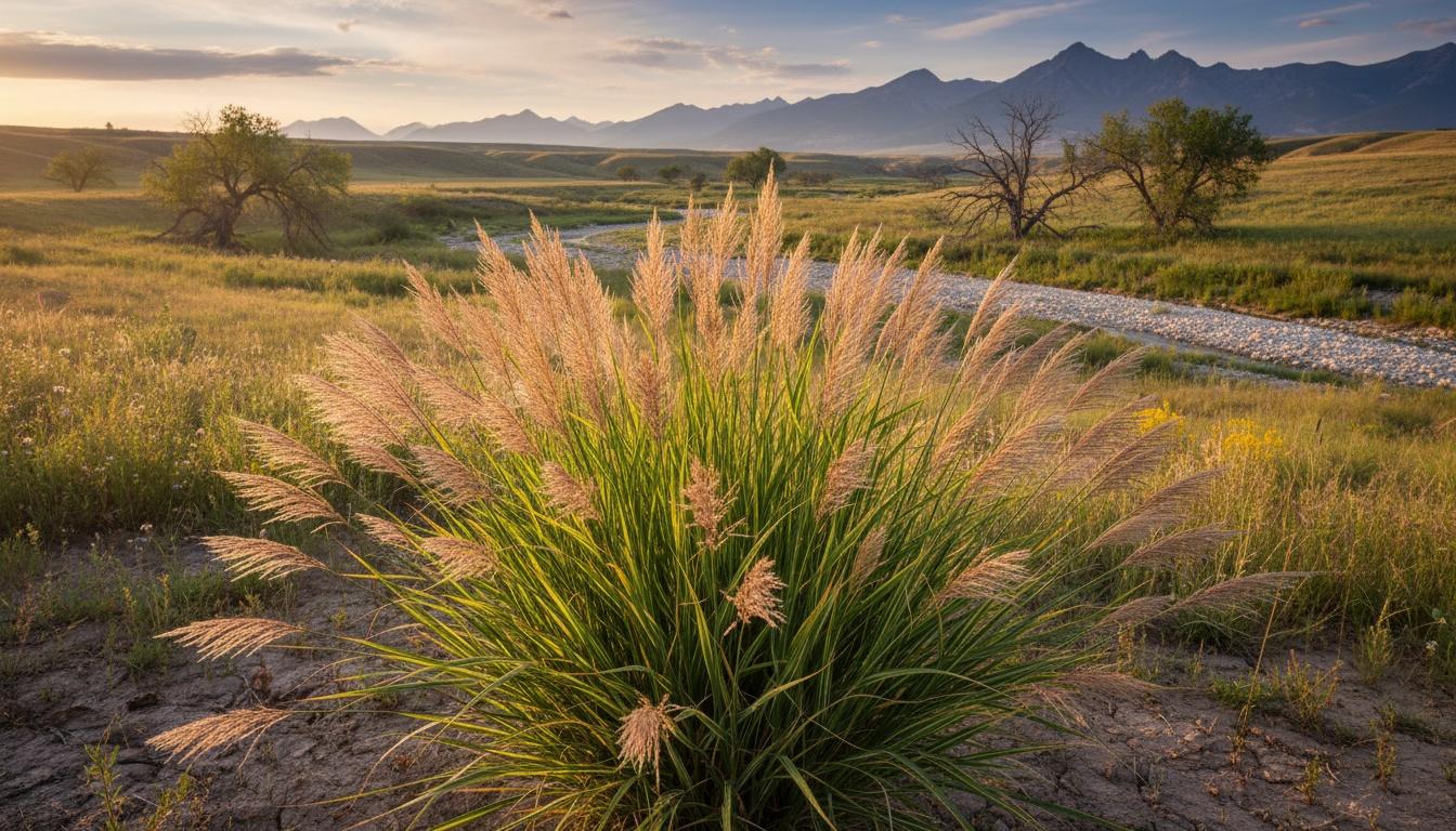 Zebra Grass 'Ncms2B' Bandwidth™ Bandwidth™ (Miscanthus Sinensis  Ppaf 'Ncms2B') - Grasses