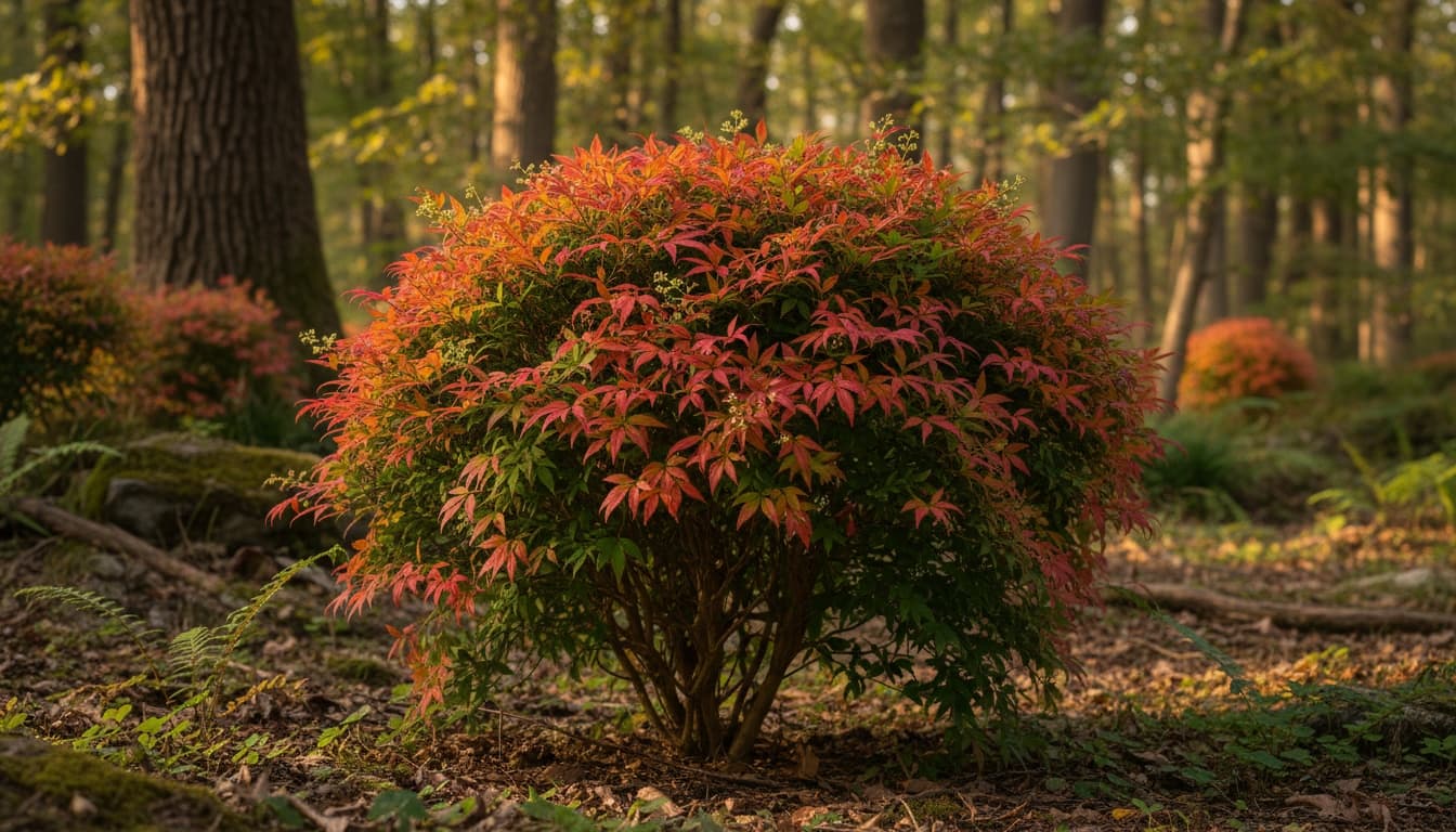 Dwarf Nandina (Nandina Domestica 'Nana') - Ground Layers