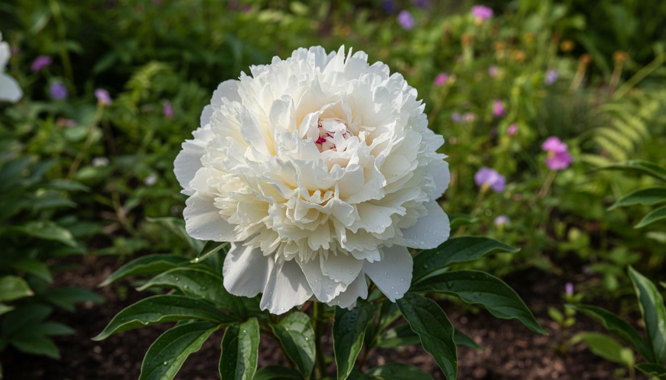 White Peony 'Bowl Of Cream' (Paeonia 'Bowl Of Cream') - Perennials