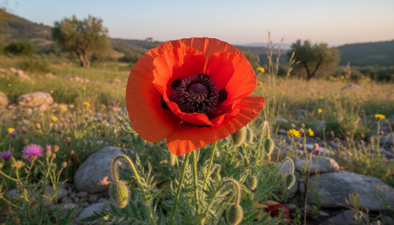 Oriental Poppy 'Allegro' (Papaver Orientale 'Allegro') - Perennials