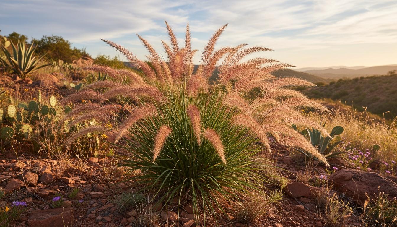 Karley Rose Fountain Grass (Pennisetum Orientale 'Karley Rose') - Grasses
