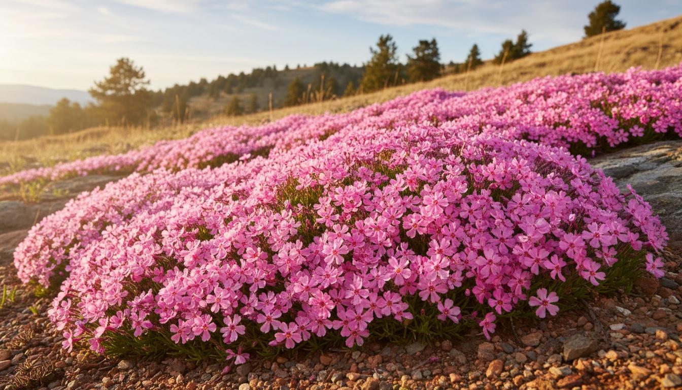 Creeping Phlox 'Drummond Pink' (Phlox Subulata 'Drummond Pink') - Perennials
