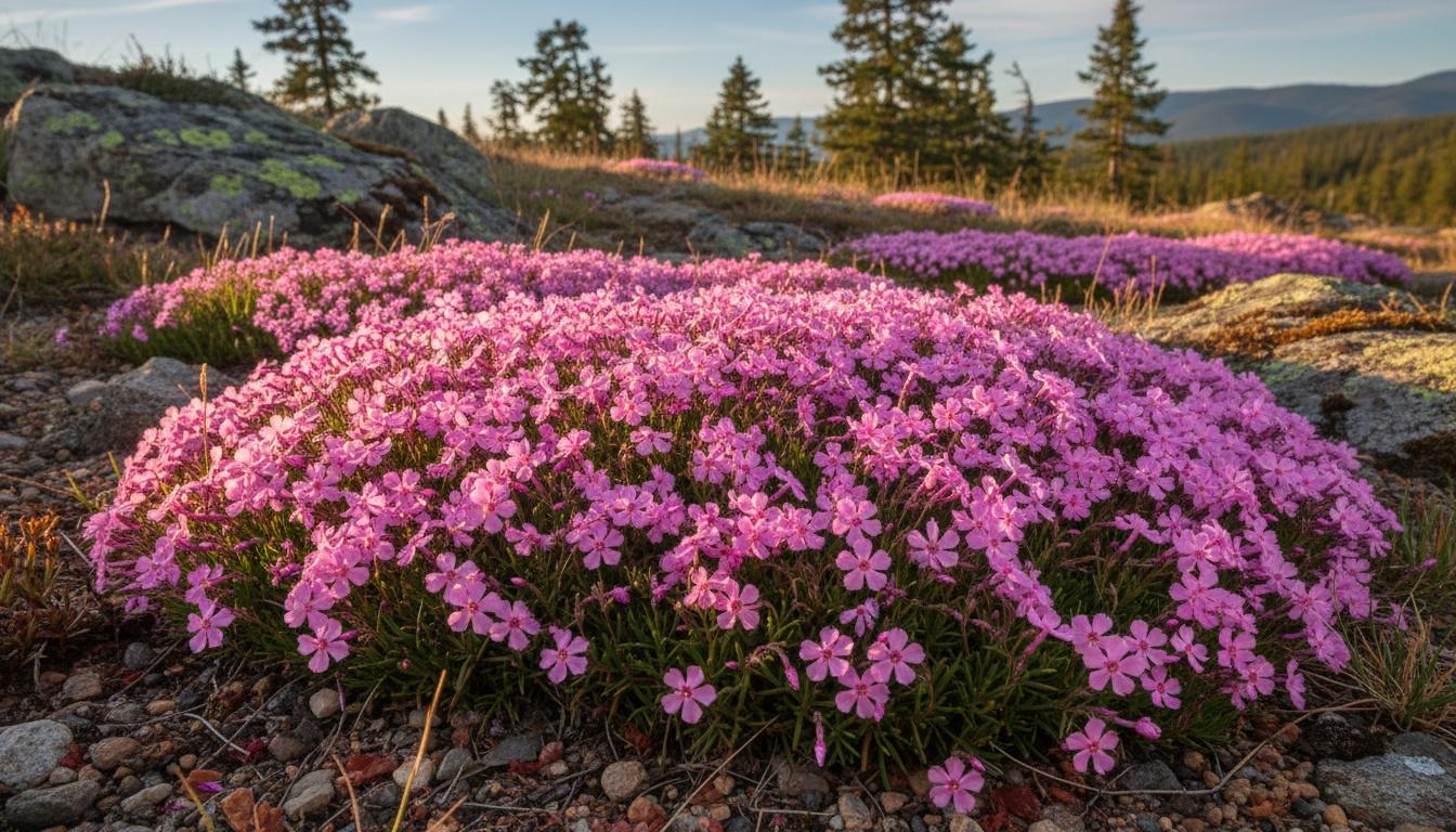 Creeping Phlox 'Emerald Pink' (Phlox Subulata 'Emerald Pink') - Perennials