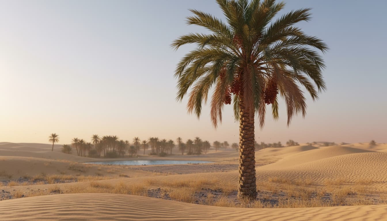 Date Palm (Phoenix Dactylifera) - Evergreen Trees