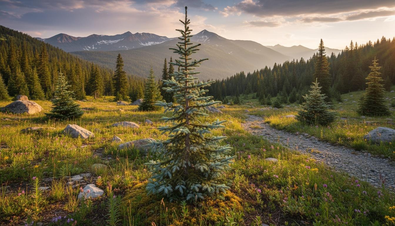Columnar White Spruce 'Montrose Charm' (Picea Glauca 'Montrose Charm') - Evergreen Trees