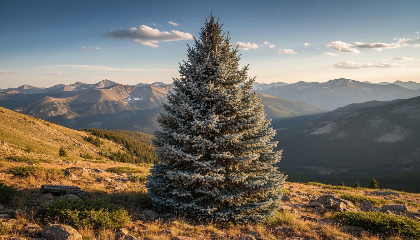 Colorado Blue Spruce 'Bizon Blue' (Picea Pungens Glauca 'Bizon Blue') - Evergreen Trees