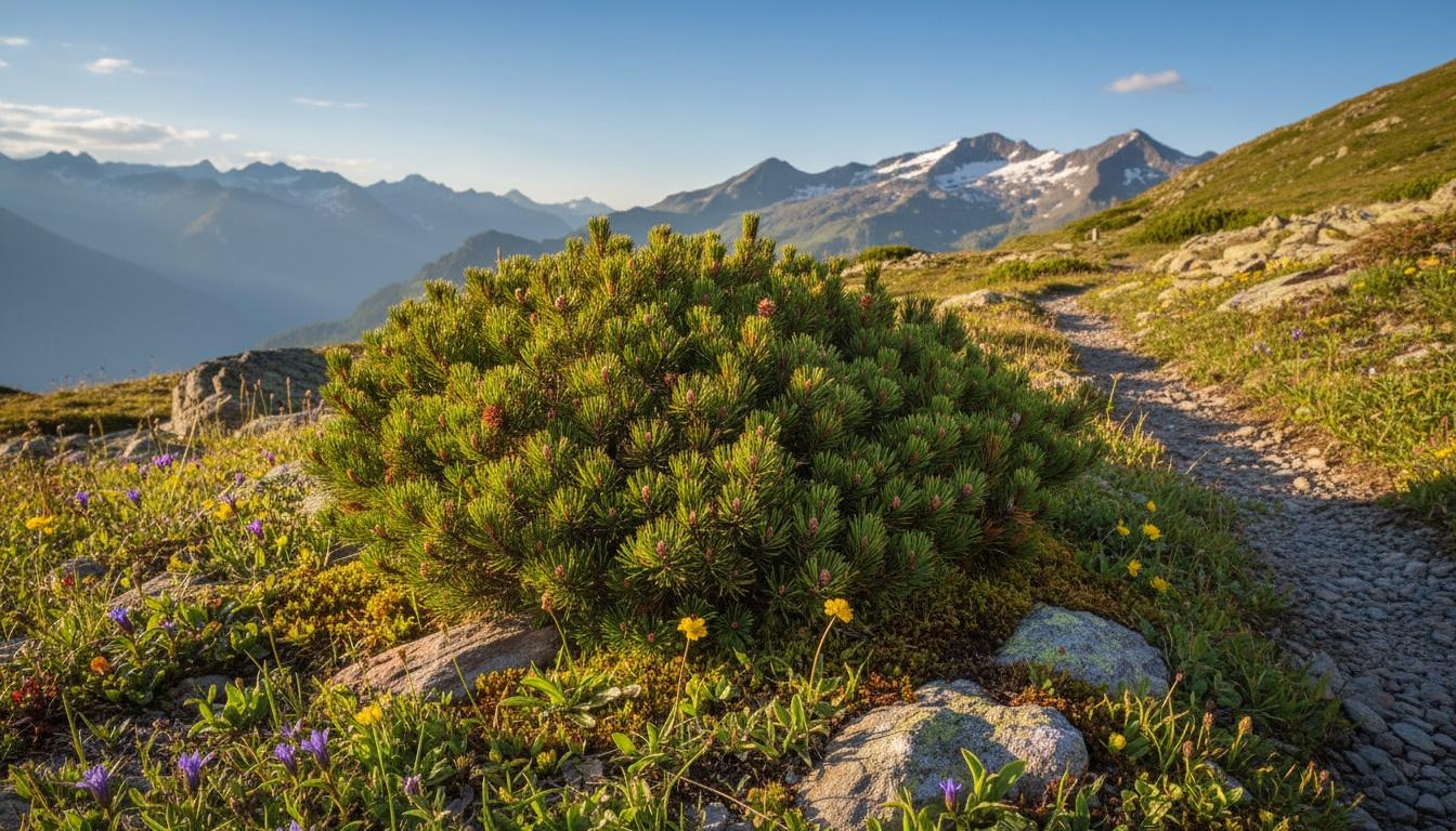 Pine, Mugo Valley Cushion 'Valley Cushion' (Pinus Mugo 'Valley Cushion') - Ground Layers