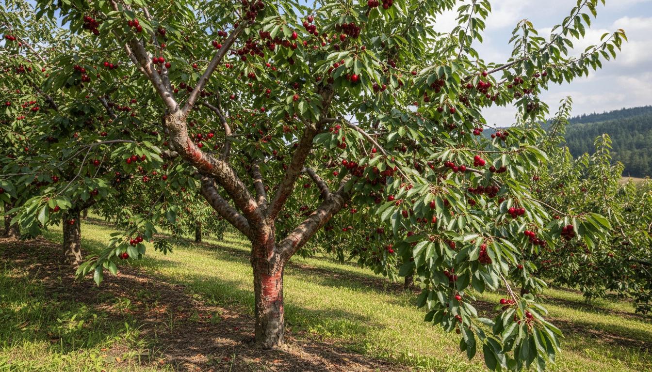 Sweet Cherry Fruit Tree 'Bing' (Prunus Avium 'Bing') - Fruit Trees