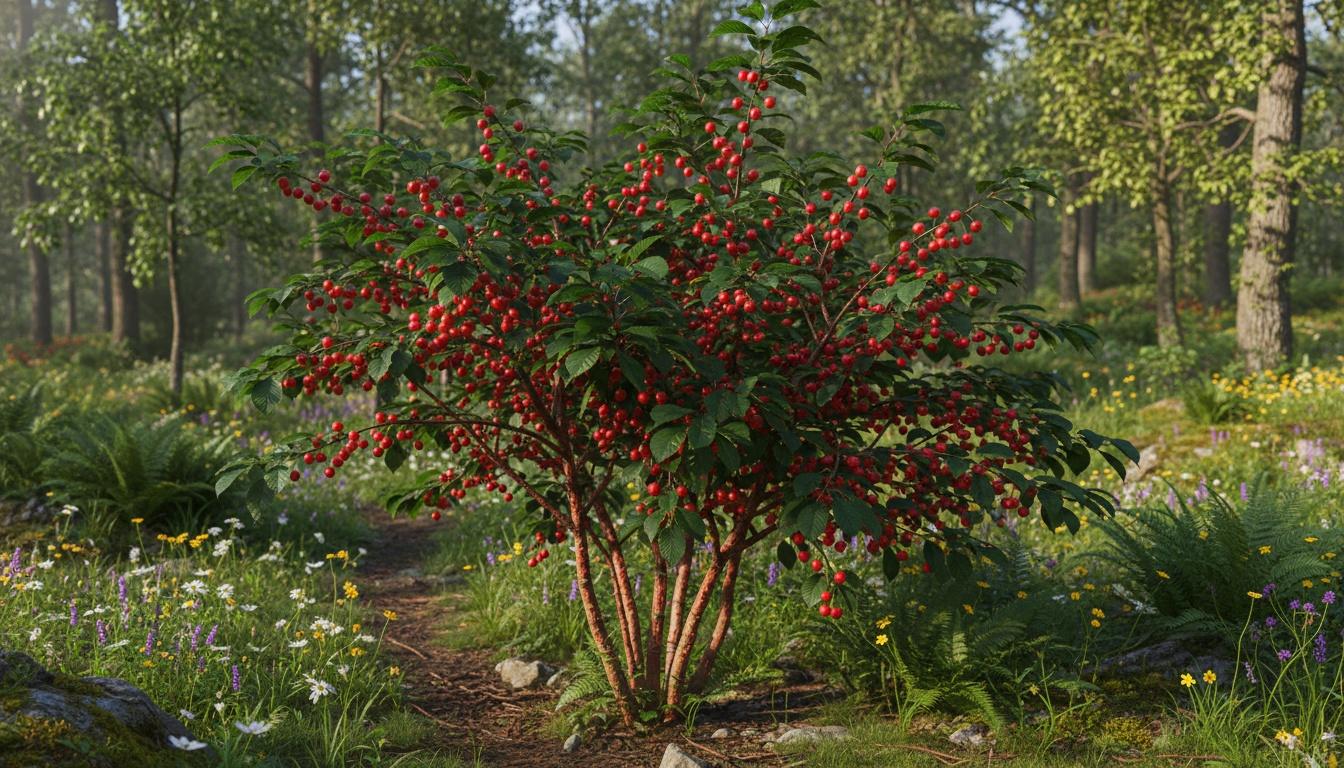 Nanking Cherry (Prunus Tomentosa) - Fruit Trees